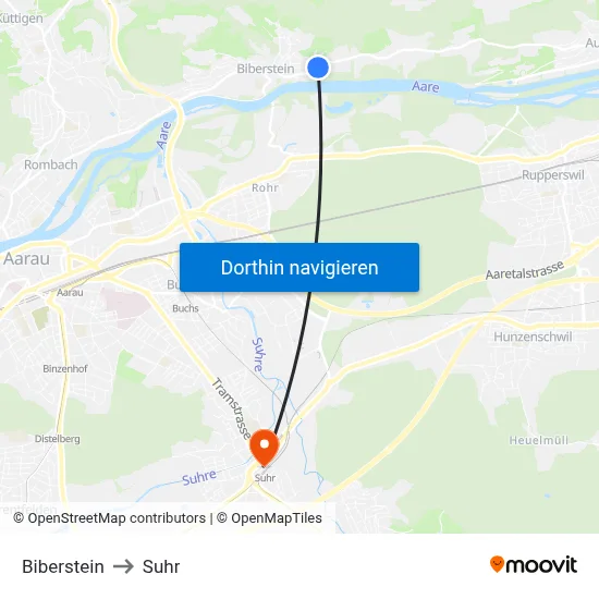 Biberstein to Suhr map