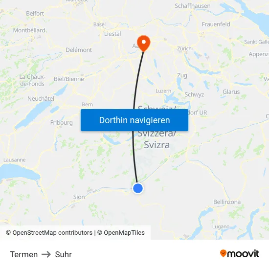 Termen to Suhr map