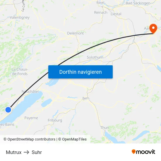 Mutrux to Suhr map