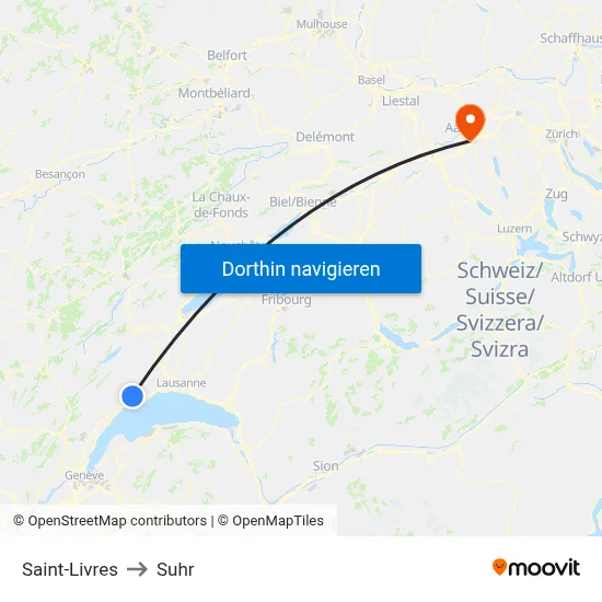 Saint-Livres to Suhr map