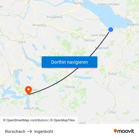 Rorschach to Ingenbohl map
