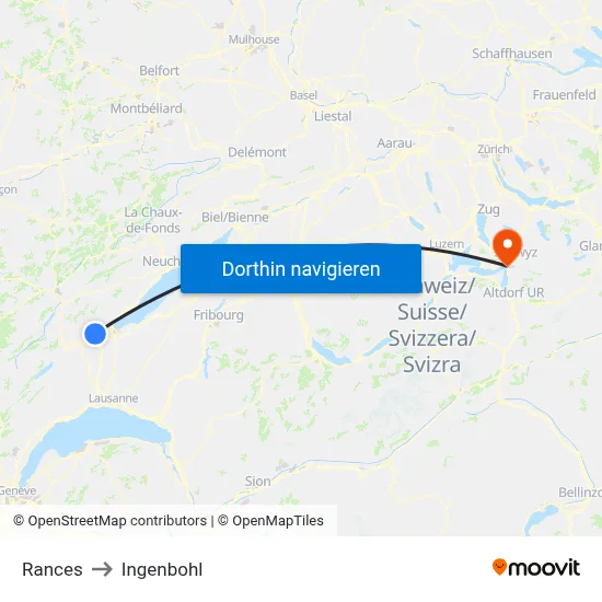Rances to Ingenbohl map