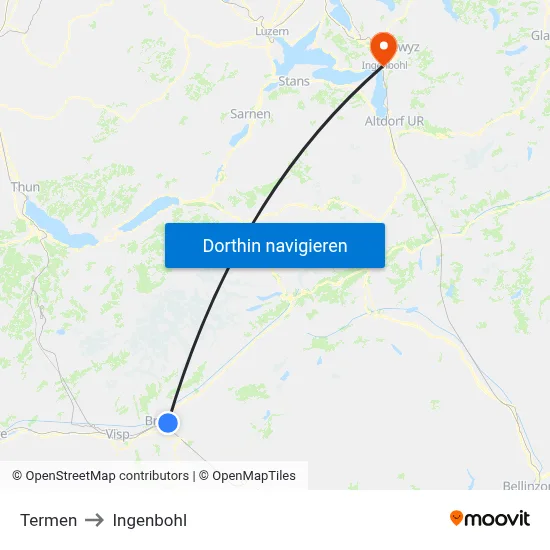 Termen to Ingenbohl map