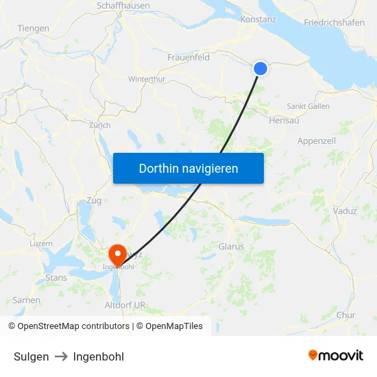 Sulgen to Ingenbohl map