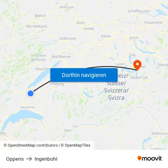 Oppens to Ingenbohl map