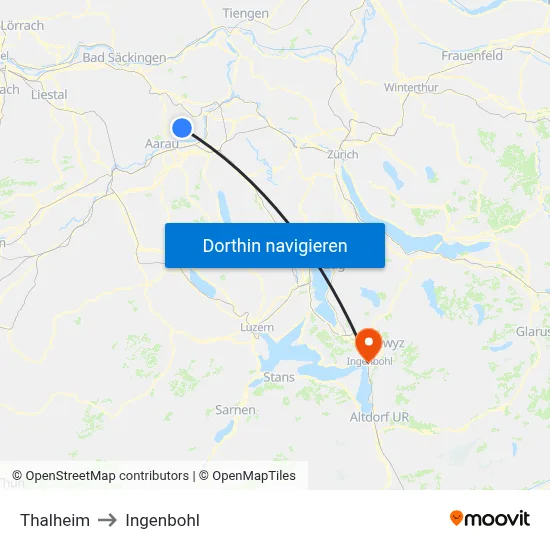 Thalheim to Ingenbohl map