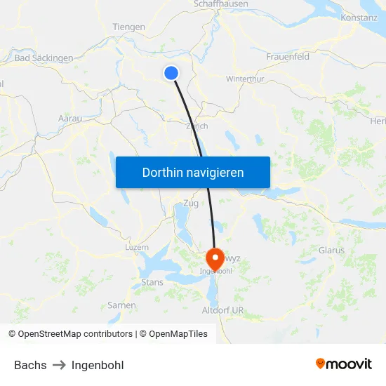 Bachs to Ingenbohl map