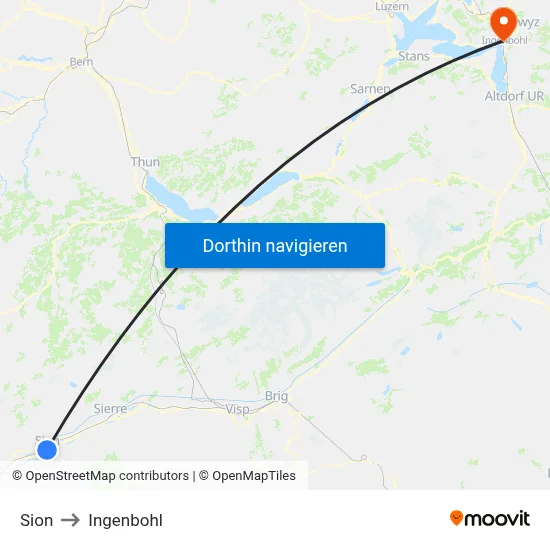 Sion to Ingenbohl map