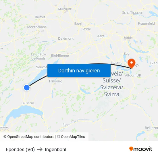 Ependes (Vd) to Ingenbohl map