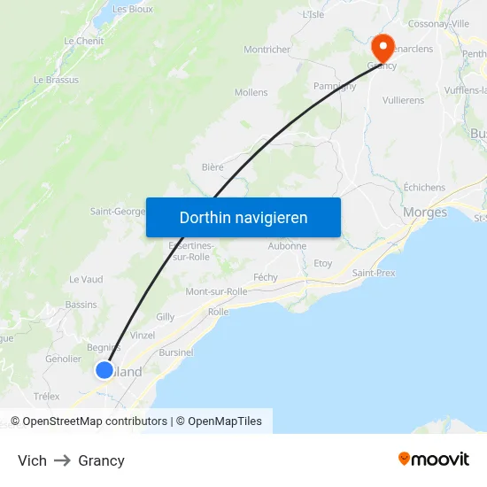 Vich to Grancy map
