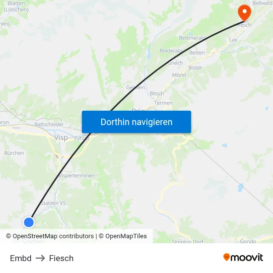 Embd to Fiesch map