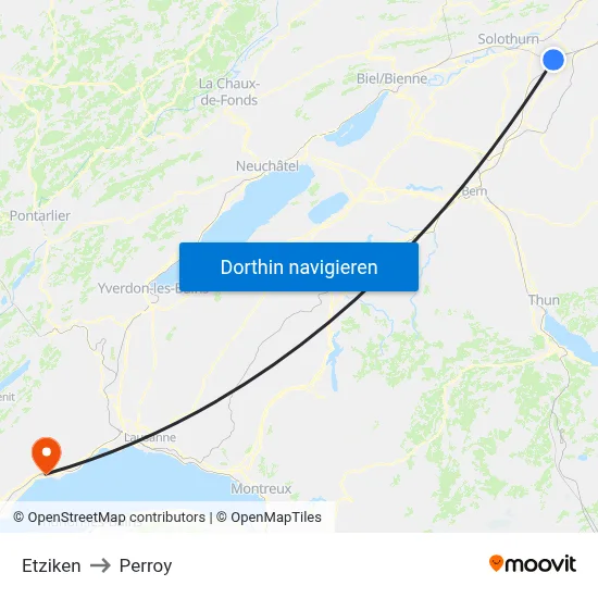 Etziken to Perroy map