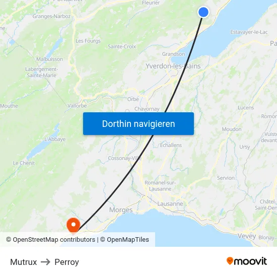 Mutrux to Perroy map