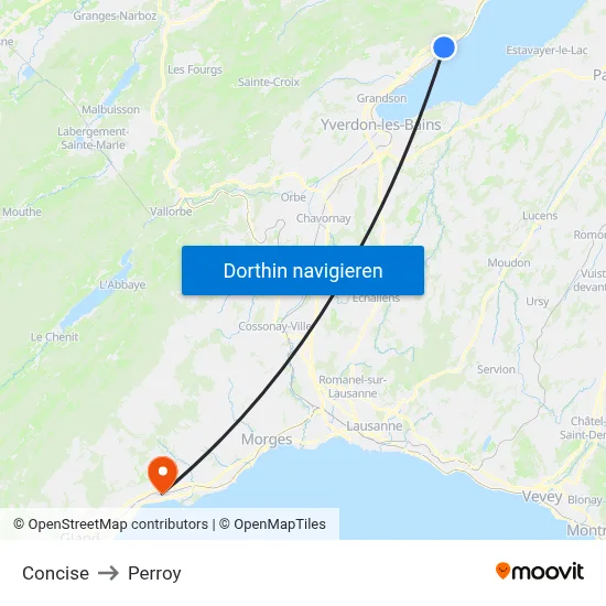 Concise to Perroy map
