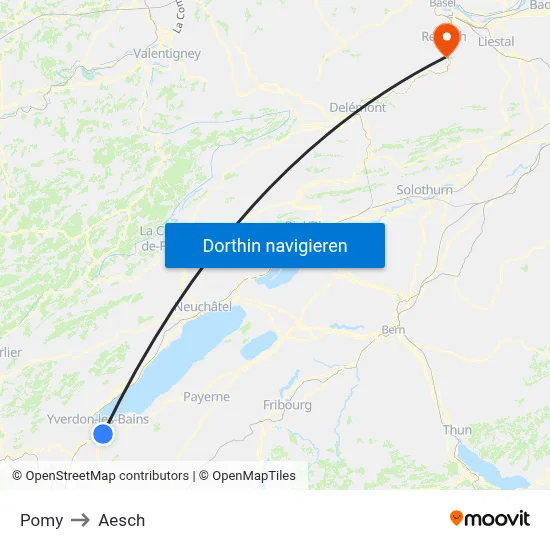 Pomy to Aesch map