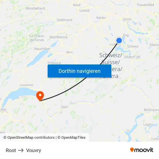 Root to Vouvry map
