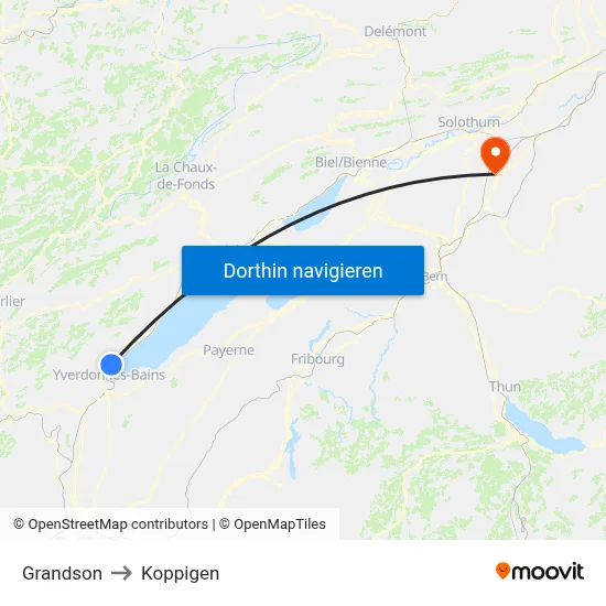Grandson to Koppigen map