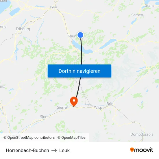 Horrenbach-Buchen to Leuk map