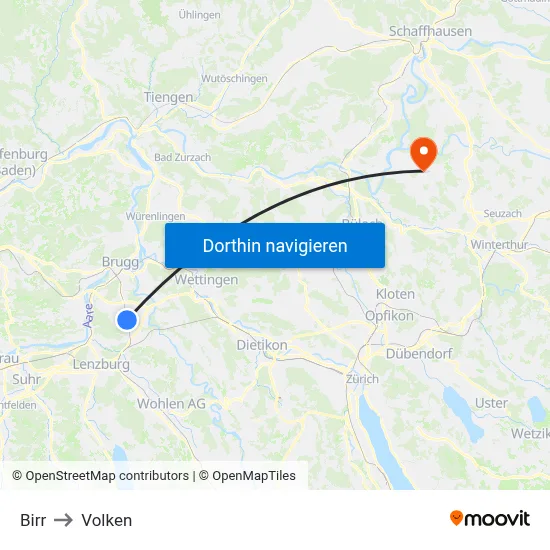 Birr to Volken map