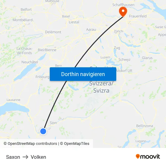 Saxon to Volken map