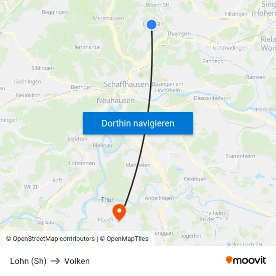 Lohn (Sh) to Volken map