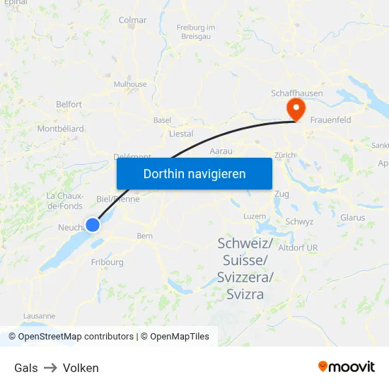 Gals to Volken map