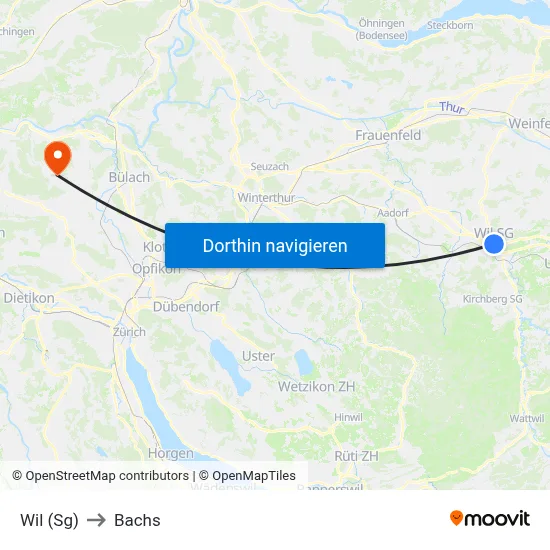 Wil (Sg) to Bachs map