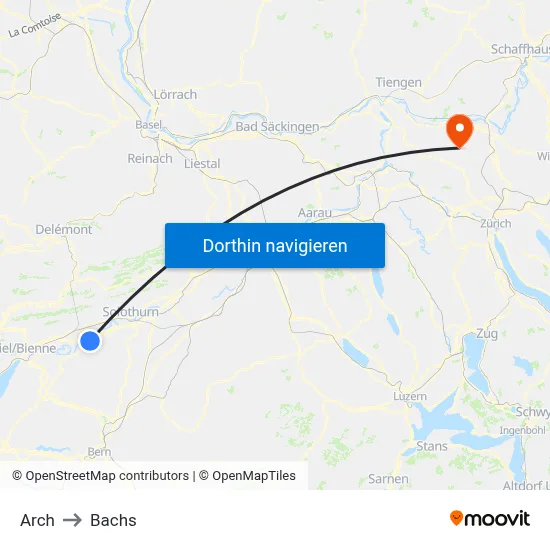 Arch to Bachs map