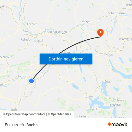 Etziken to Bachs map