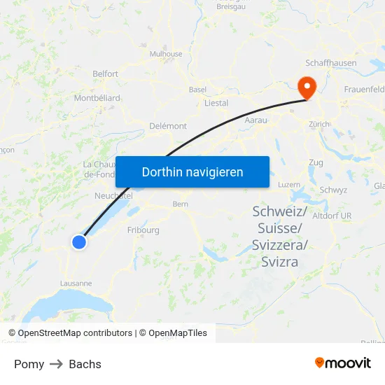 Pomy to Bachs map