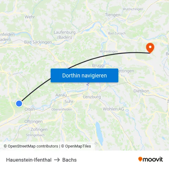 Hauenstein-Ifenthal to Bachs map