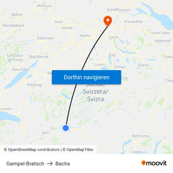 Gampel-Bratsch to Bachs map