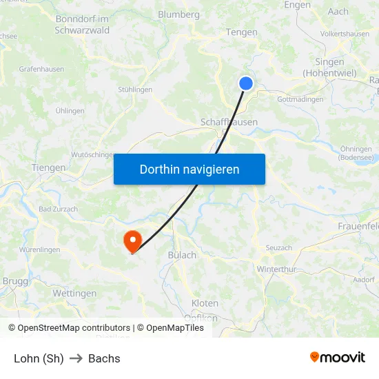 Lohn (Sh) to Bachs map