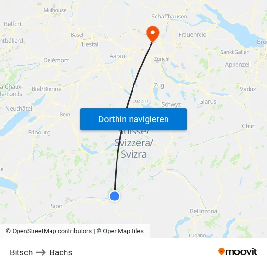 Bitsch to Bachs map