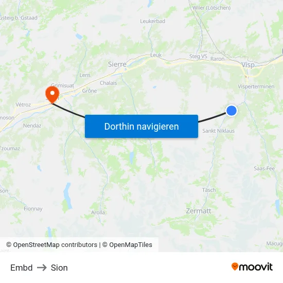 Embd to Sion map