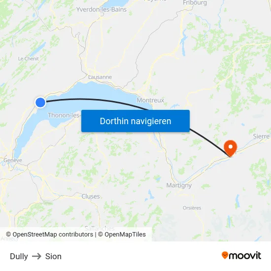 Dully to Sion map