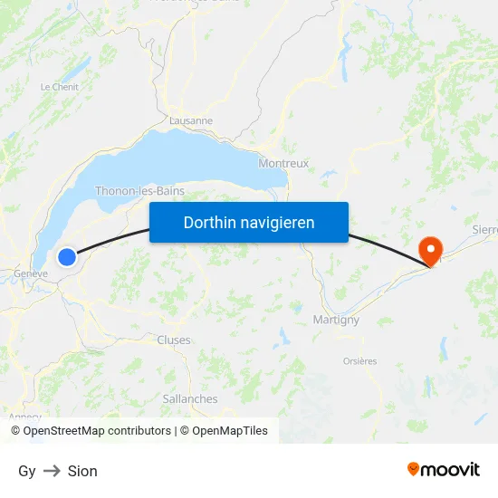 Gy to Sion map