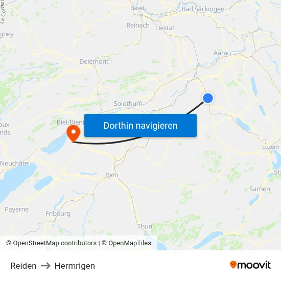 Reiden to Hermrigen map