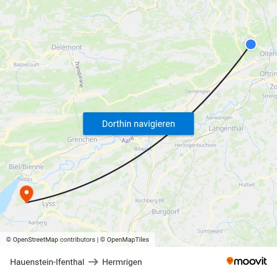 Hauenstein-Ifenthal to Hermrigen map
