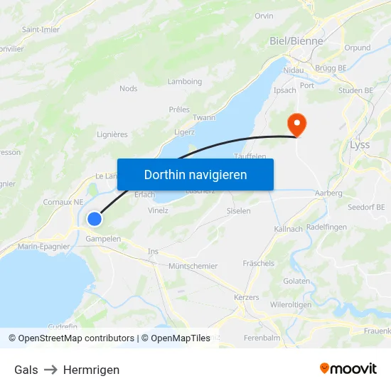 Gals to Hermrigen map