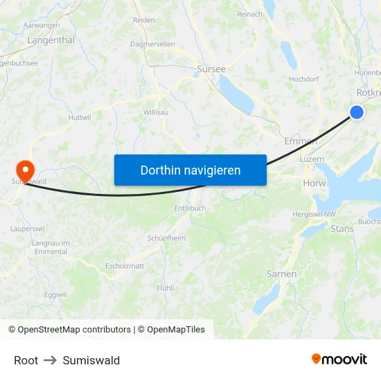 Root to Sumiswald map