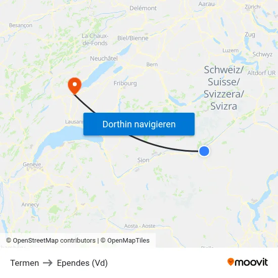 Termen to Ependes (Vd) map