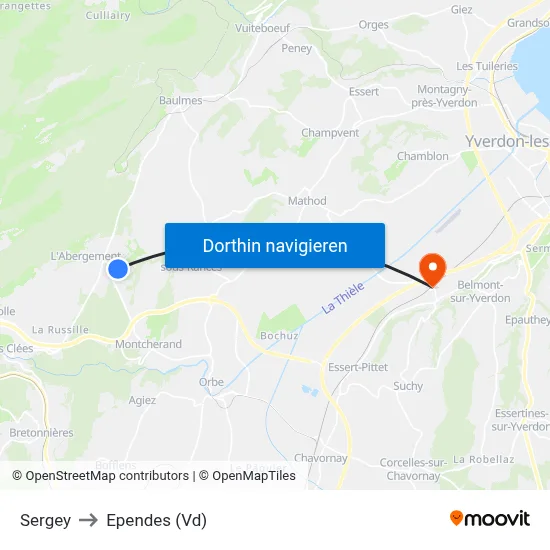 Sergey to Ependes (Vd) map