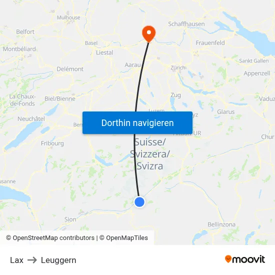 Lax to Leuggern map