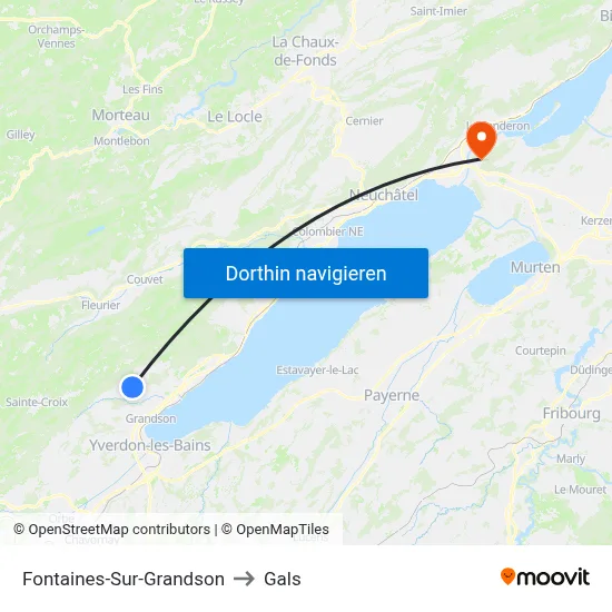 Fontaines-Sur-Grandson to Gals map