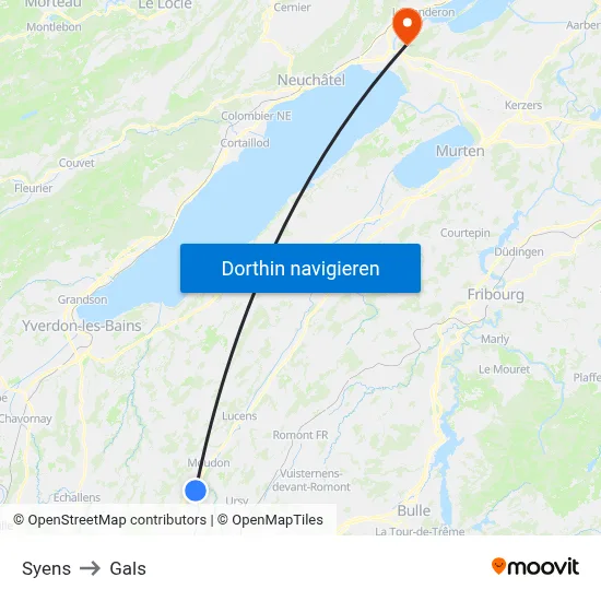 Syens to Gals map