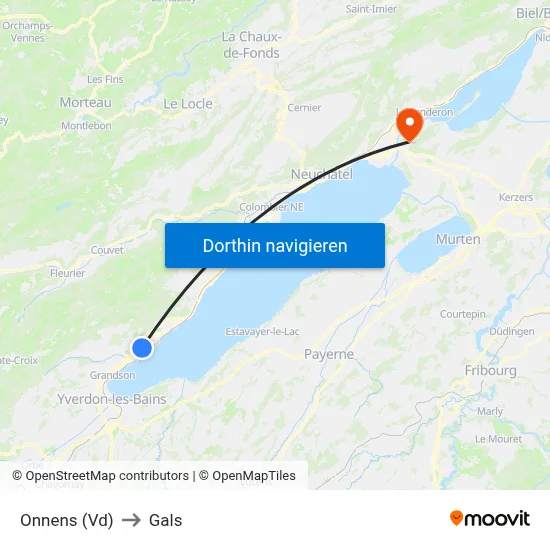 Onnens (Vd) to Gals map