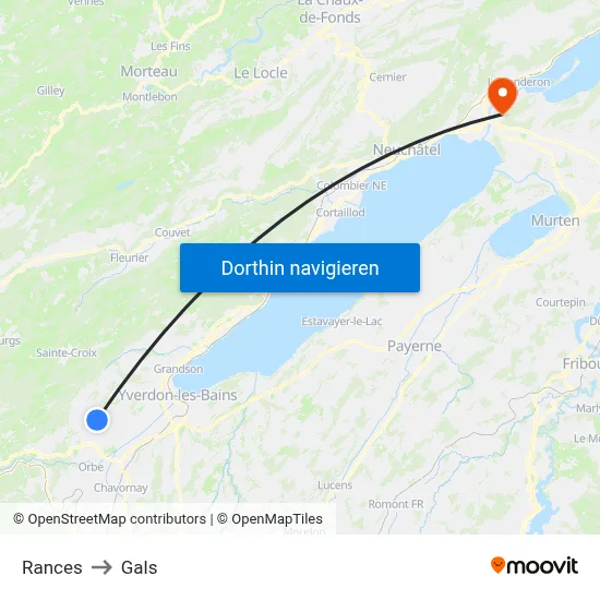 Rances to Gals map