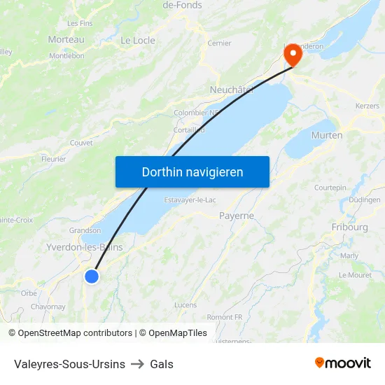 Valeyres-Sous-Ursins to Gals map