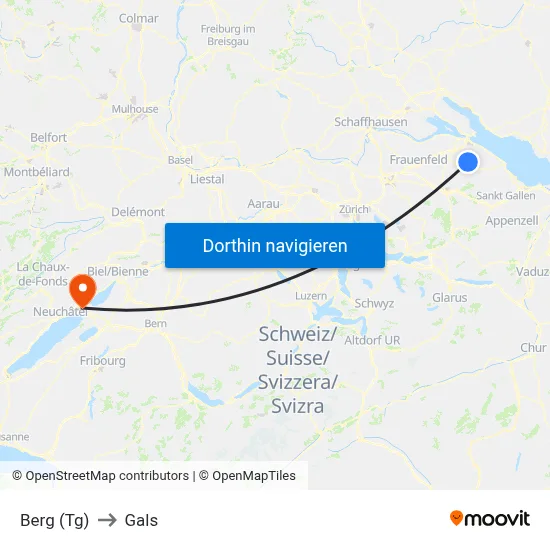 Berg (Tg) to Gals map
